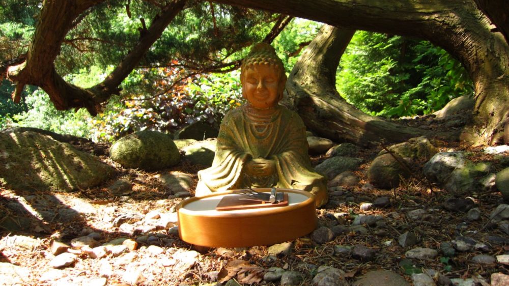 Buddha im Garten von Cosmo Welfare